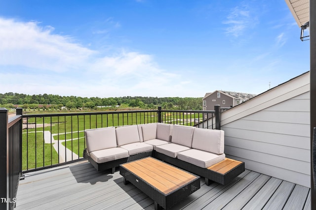 659 Bandon Aly, Cary, NC 27513 - wooden terrace with outdoor lounge area