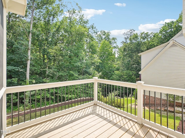 305 Promontory Point Dr, Cary, NC 27513 - view of wooden terrace