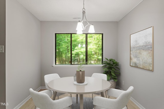 3088 Colony Rd Unit A, Durham, NC 27705 - dining space with wood finished floors and baseboards
