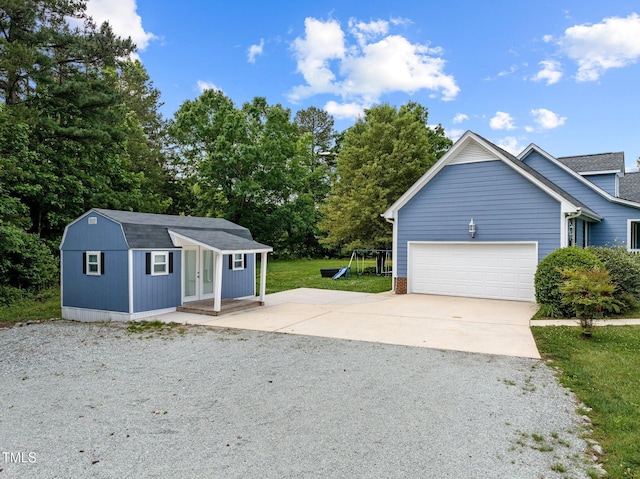 304 Foxcroft Dr, Timberlake, NC 27583 - garage with driveway