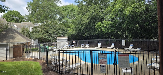 2623 Broad Oaks Pl, Raleigh, NC 27603 - community pool with a patio and view of scattered trees