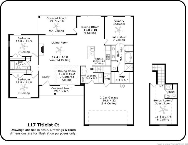 117 Titleist Ct, Raeford, NC 28376 - home floor plan