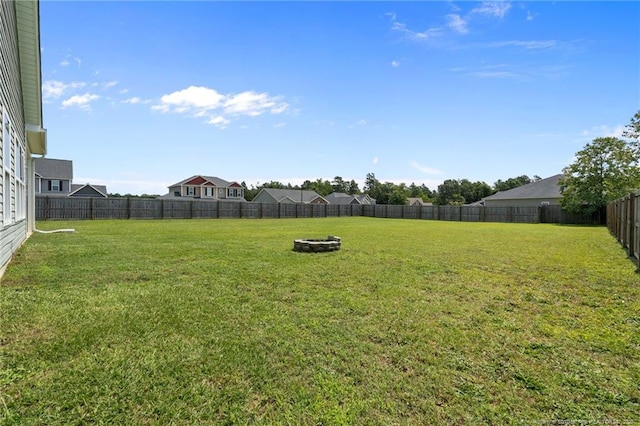 117 Titleist Ct, Raeford, NC 28376 - view of yard with a fire pit