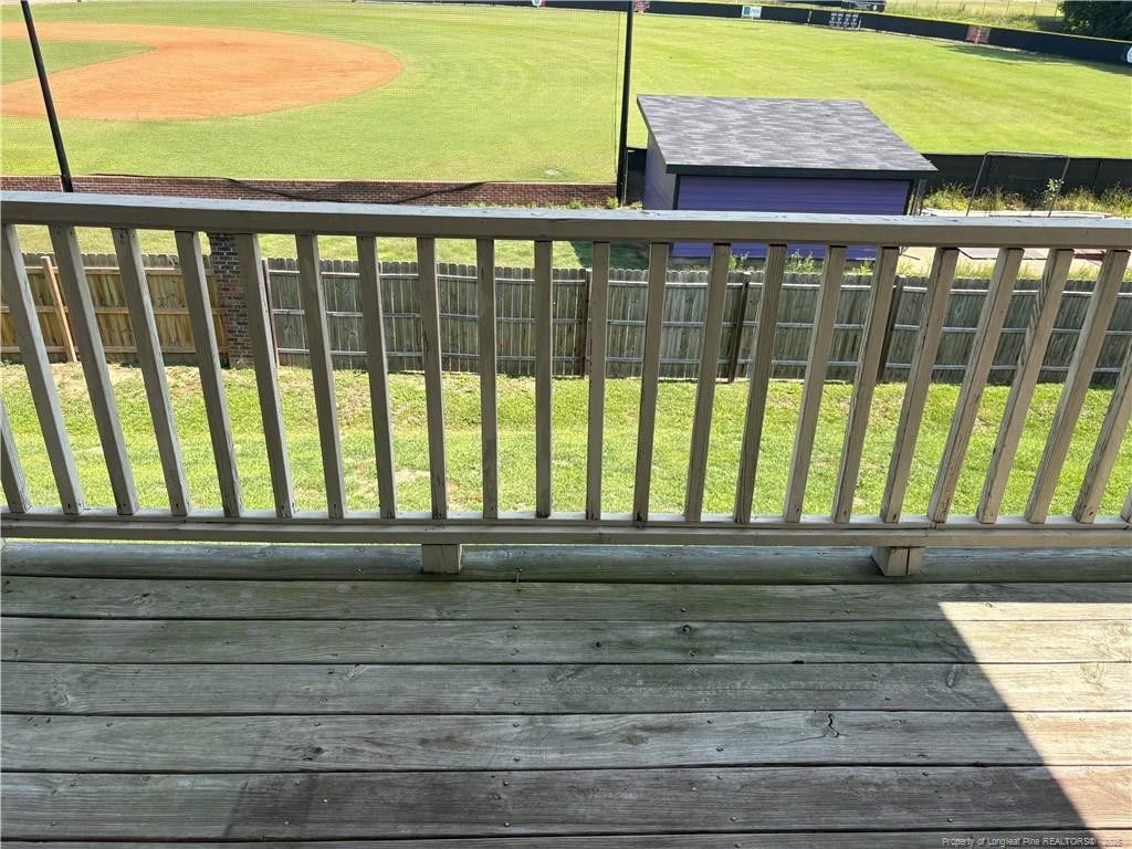 3430 Lainey Ln Unit D, Fayetteville, NC 28304 - view of deck