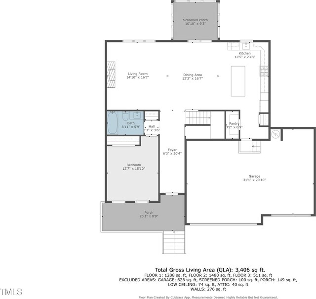 226 Castle Pond Way, Fuquay Varina, NC 27526 - view of room layout
