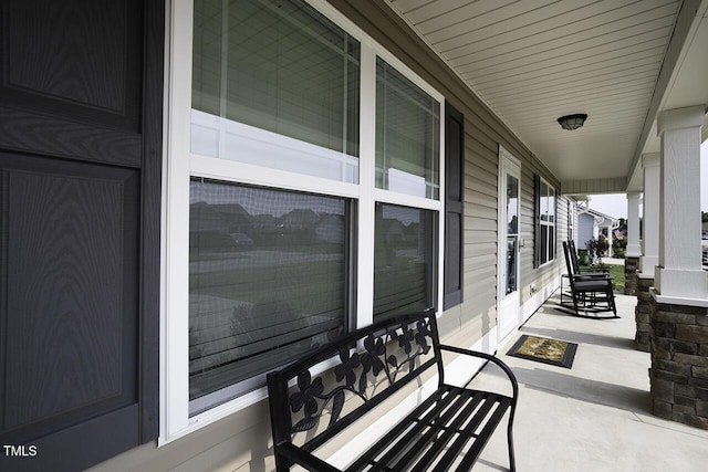 60 Falling Leaf Ln, Benson, NC 27504 - view of covered porch