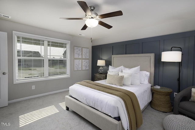 60 Falling Leaf Ln, Benson, NC 27504 - carpeted bedroom featuring baseboards and a ceiling fan