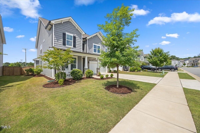 4508 Valley Crest Ln, Fuquay Varina, NC 27526 - view of front facade with concrete driveway and a garage