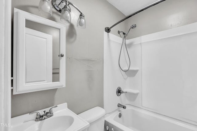 2719 Stratford Dr, Greensboro, NC 27408 - bathroom with  shower combination, toilet, and vanity