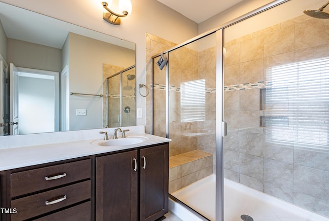 1217 Great Egret Way, Durham, NC 27713 - full bath featuring vanity and a stall shower