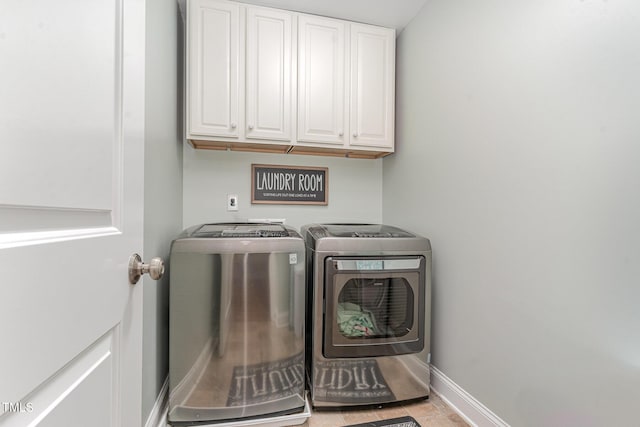 1138 Bexley Hills Bnd, Apex, NC 27502 - washroom featuring cabinet space, washing machine and dryer, and light tile patterned flooring