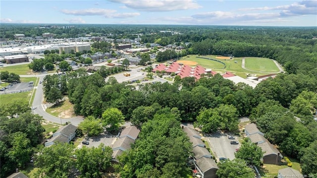 595 Winding Creek Rd Unit C, Fayetteville, NC 28305 - aerial view of property's location featuring a forest