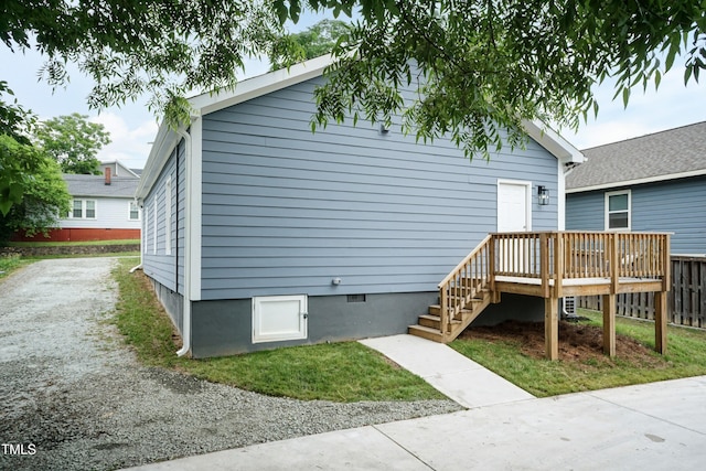 1318 N Alston Ave, Durham, NC 27701 - rear view of property featuring a deck