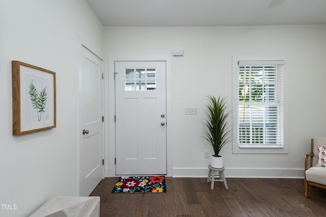 1318 N Alston Ave, Durham, NC 27701 - foyer with wood finished floors and baseboards