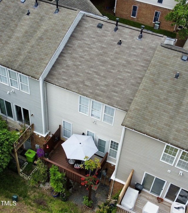 5505 Heather Garden Way, Raleigh, NC 27613 - view from above of property