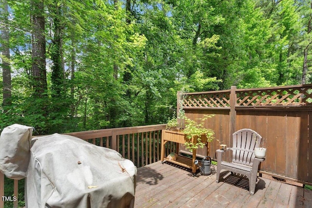 2614 Laurelcherry St, Raleigh, NC 27612 - view of wooden terrace