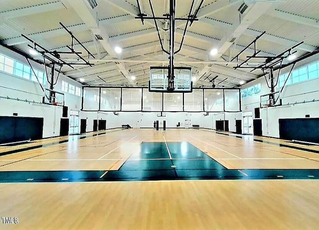 2018 Remington Oaks Cir, Cary, NC 27519 - view of basketball court with community basketball court and plenty of natural light