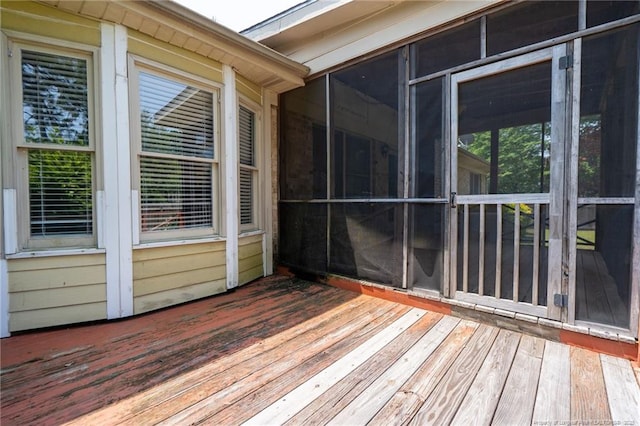 1608 Piney Creek Pl, Fayetteville, NC 28304 - wooden deck featuring a sunroom