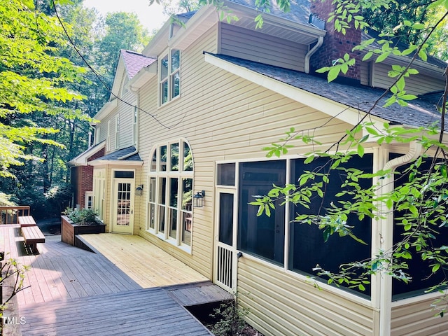 1512 Cumberland Rd, Chapel Hill, NC 27514 - view of wooden terrace