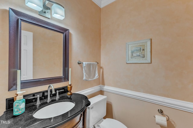 7613 Percy Ct, Raleigh, NC 27613 - bathroom with toilet and vanity