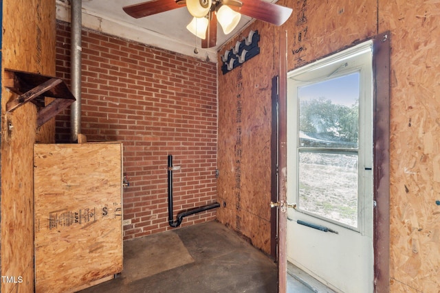 3115 Legion Rd, Hope Mills, NC 28348 - storage room featuring a ceiling fan