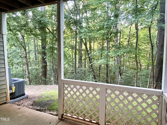 411 Gooseneck Dr Unit A1, Cary, NC 27513 - wooden deck featuring cooling unit