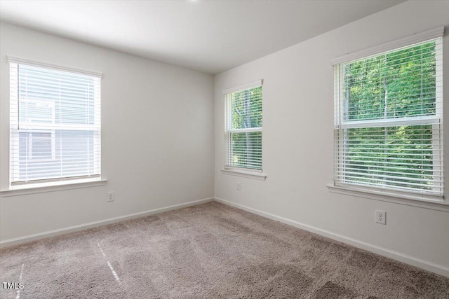 3064 Spline Cir, Raleigh, NC 27610 - spare room featuring carpet flooring and baseboards