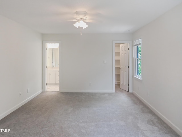 137 Wintermist Dr, Cary, NC 27513 - empty room featuring baseboards, carpet flooring, and ceiling fan