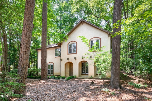 1809-1811 Quail Ridge Rd, Raleigh, NC 27609 - mediterranean / spanish-style house featuring stucco siding