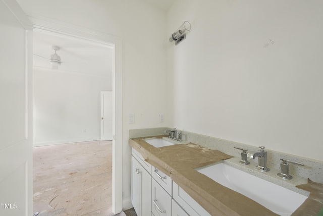 1229 Dixie Trl, Raleigh, NC 27607 - bathroom featuring double vanity