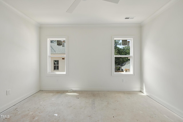 1229 Dixie Trl, Raleigh, NC 27607 - empty room with crown molding and baseboards