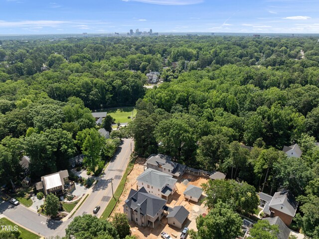 1229 Dixie Trl, Raleigh, NC 27607 - view of property location with a forest
