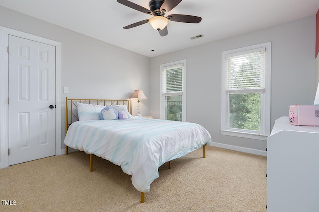 3901 Phlox Rd, Raleigh, NC 27616 - carpeted bedroom with baseboards and ceiling fan