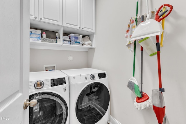 1808 Pennypacker Ln, Durham, NC 27703 - washroom featuring washing machine and clothes dryer and cabinet space