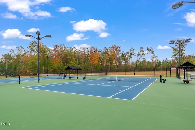 1808 Pennypacker Ln, Durham, NC 27703 - view of tennis court with community basketball court