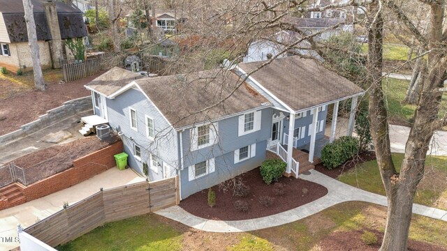 5412 Farley Dr, Raleigh, NC 27609 - view from above of property
