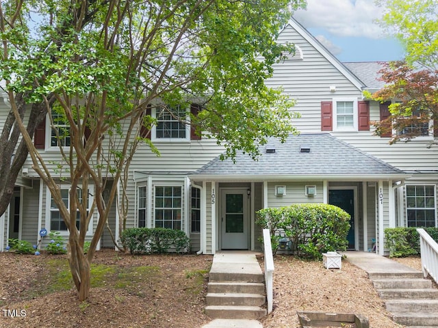 105 Sir Richard Ln, Chapel Hill, NC 27517 - view of property with a shingled roof