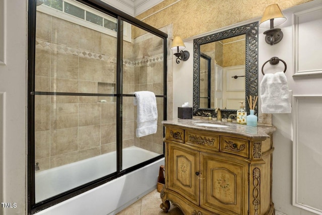 4720 Yates Mill Pond Rd, Raleigh, NC 27606 - full bath with bath / shower combo with glass door and vanity