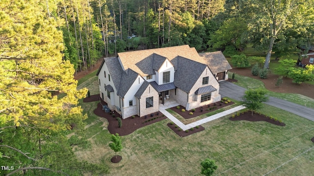 15517 Possum Track Rd, Raleigh, NC 27614 - view of subject property featuring a forest