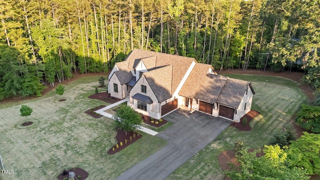 15517 Possum Track Rd, Raleigh, NC 27614 - view of subject property featuring a forest