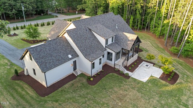 15517 Possum Track Rd, Raleigh, NC 27614 - view from above of property
