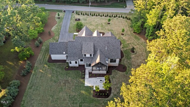 15517 Possum Track Rd, Raleigh, NC 27614 - aerial view of property and surrounding area