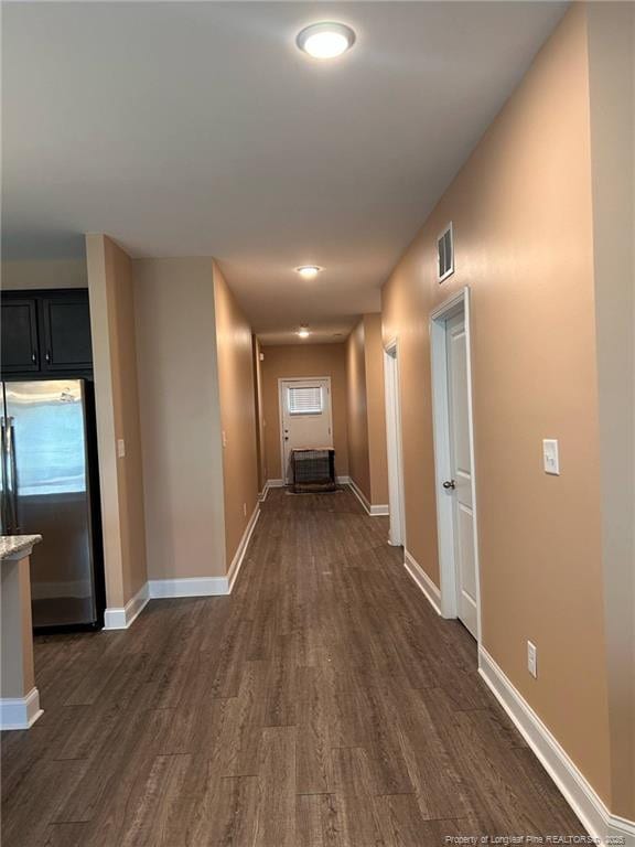 90 Tyson Carriage Ln, Autryville, NC 28318 - corridor with dark wood-type flooring and baseboards