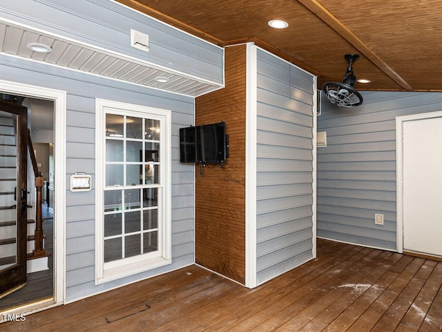 102 Sanair Ct, Apex, NC 27502 - view of wooden terrace
