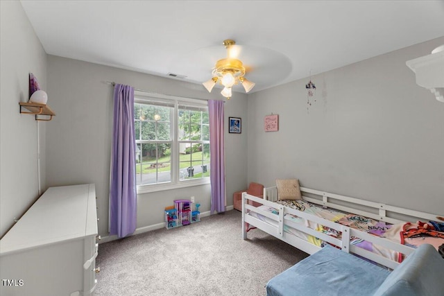 2750 Michelle Ct, Creedmoor, NC 27522 - bedroom with carpet and ceiling fan