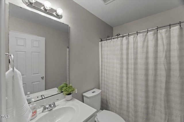 2750 Michelle Ct, Creedmoor, NC 27522 - bathroom with vanity and a shower with shower curtain