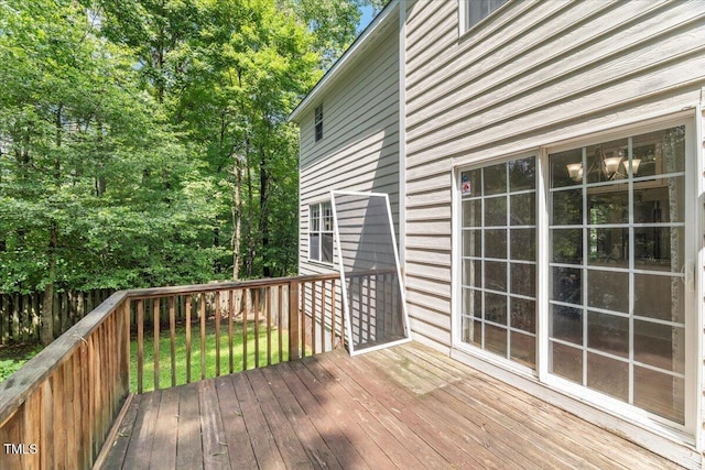 2750 Michelle Ct, Creedmoor, NC 27522 - view of wooden terrace