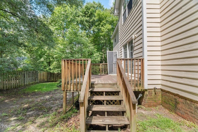 2750 Michelle Ct, Creedmoor, NC 27522 - view of wooden deck