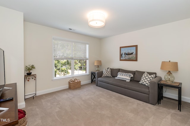 11217 Maplecroft Ct, Raleigh, NC 27617 - living room featuring carpet floors and baseboards