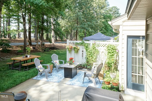 11217 Maplecroft Ct, Raleigh, NC 27617 - view of patio / terrace